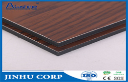 Wood grain aluminum-plastic board